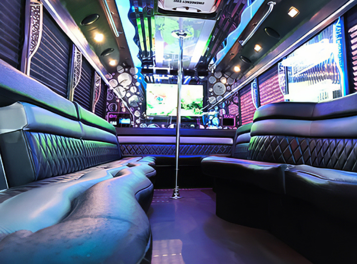 party bus interior